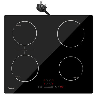Cucina elettrica integrata con zona ponte