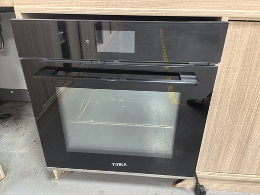 Forni da cucina da 24 pollici Rotisseries elettrici Controllo tattile Convezione integrata Forno a parete singola Nero